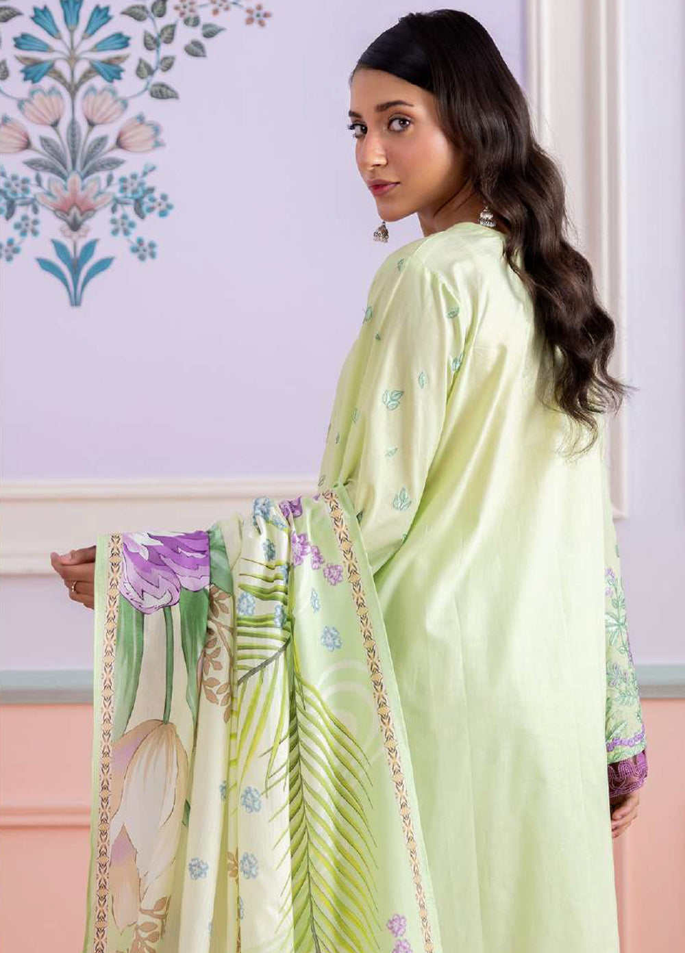 Zellbury Unstitched Printed Lawn 3 Piece Suit ZB26UC WUS26E30506 - Casual Collection