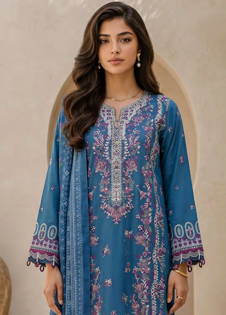 Zellbury Unstitched Printed Lawn 3 Piece Suit ZB26UC WUS26E30719 - Casual Collection