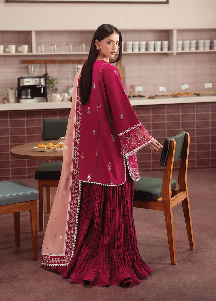Brewed by Ayzel Unstitched Embroidered Lawn 3 Piece Suit AAF26UBL Doppio ZWU-0143-3PO - Festive Collection