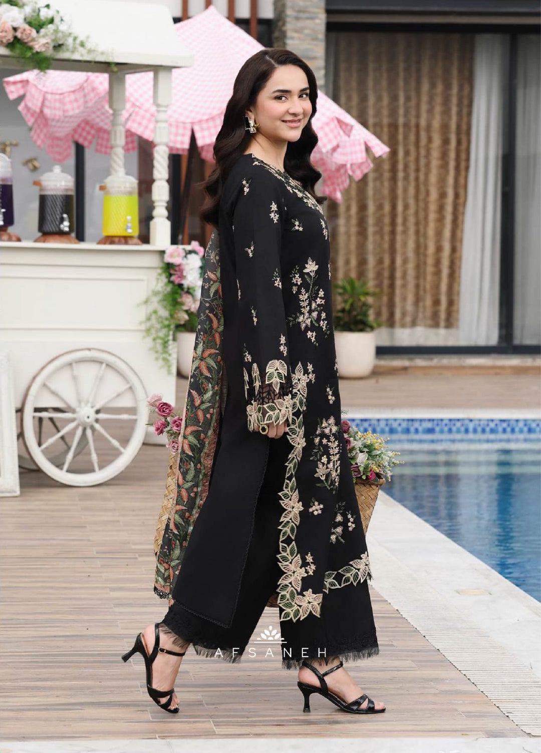Florence by Rang Rasiya Unstitched Embroidered Lawn 3 Piece Suit RR26ULF Afsaneh - Festive Collection