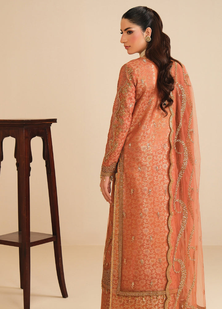Alizeh Fashion Unstitched Embroidered Net 4 Piece Suit AF26UNF DILKASH AF-NT-2258 - Festive Collection