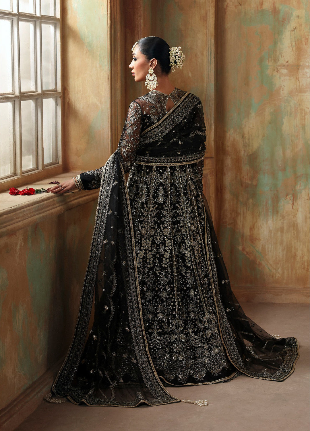 Zyra Unstitched Embroidered Organza 3 Piece Suit ZY26UW D-5 Diana - Wedding Collection