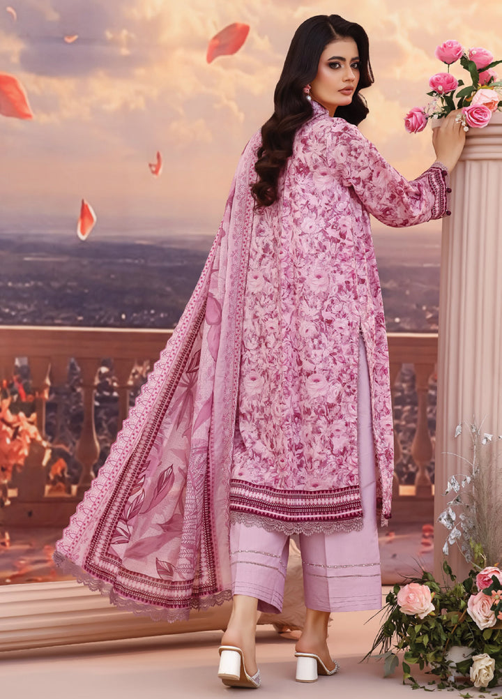 Salina by Regalia Textile Unstitched Cutwork Embroidered Lawn 3 Piece Suit RG26USCL D-7 - Summer Collection