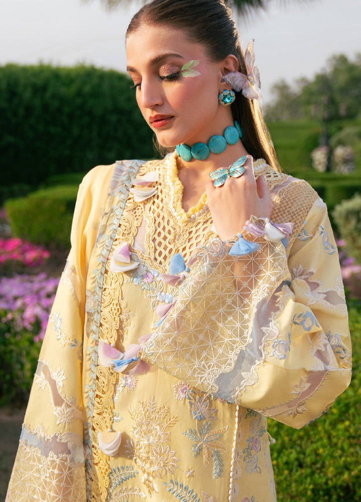 Feerie by Sundas Ahad Unstitched Embroidered Lawn 3 Piece Suit SNA26ULF Bloome ELL-05 - Eid Collection