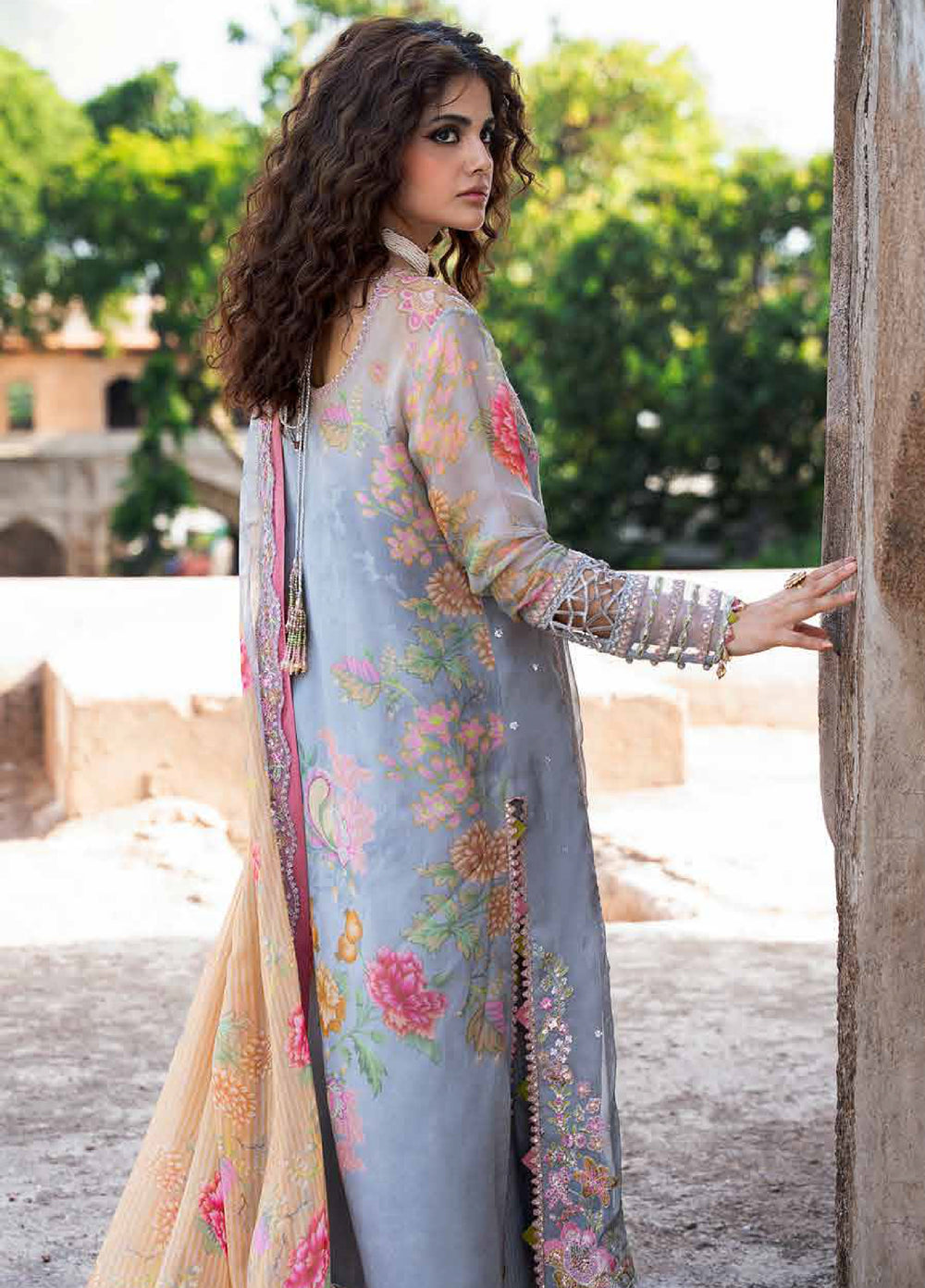 Vasal by Charizma Unstitched Embroidered Chiffon 4 Piece Suit CHR26UVC VSLW6-03 - Festive Collection