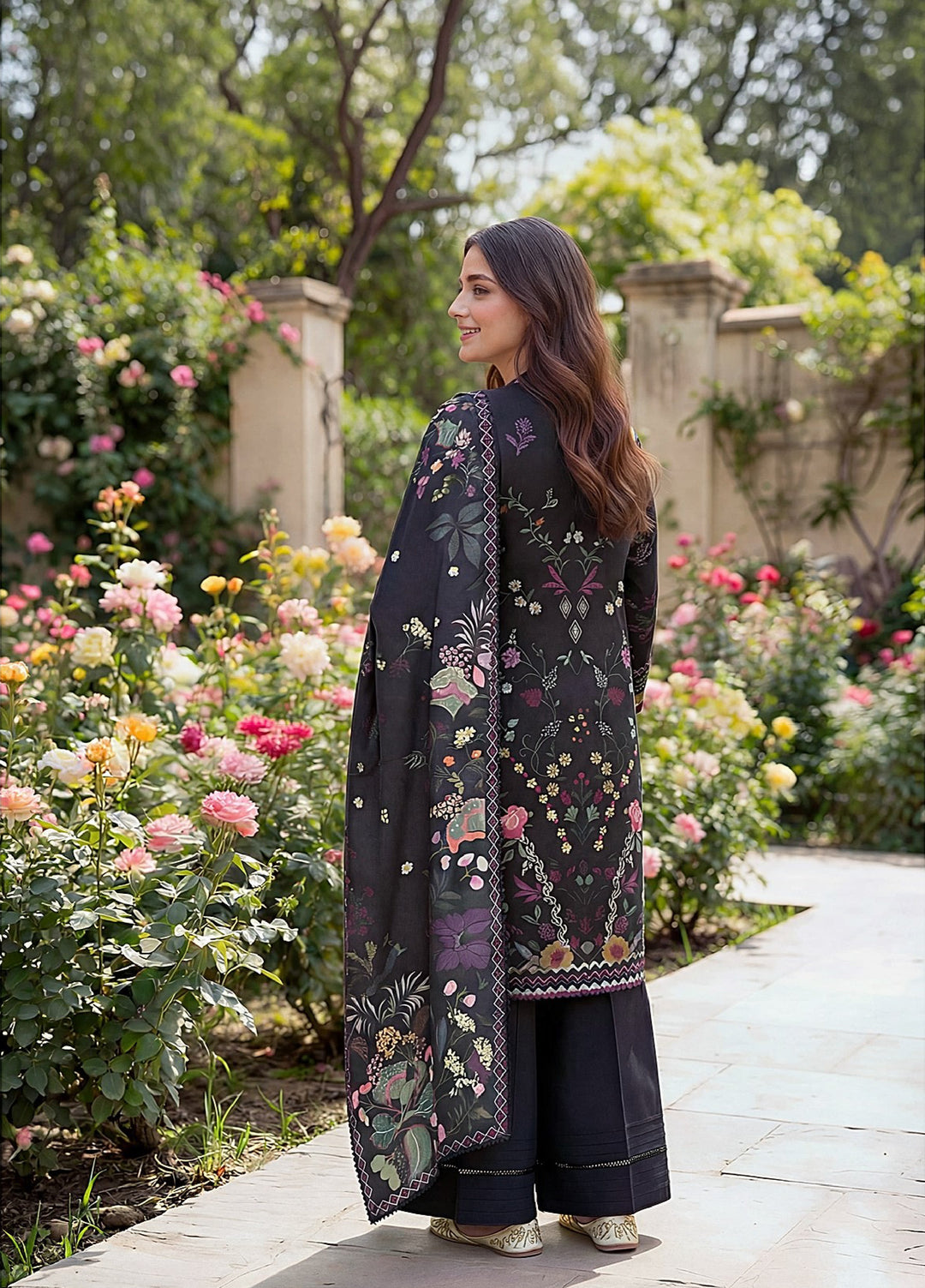 Zync by Florent Unstitched Printed Lawn 3 Piece Suit FL26UZPL FZ-08 - Summer Collection