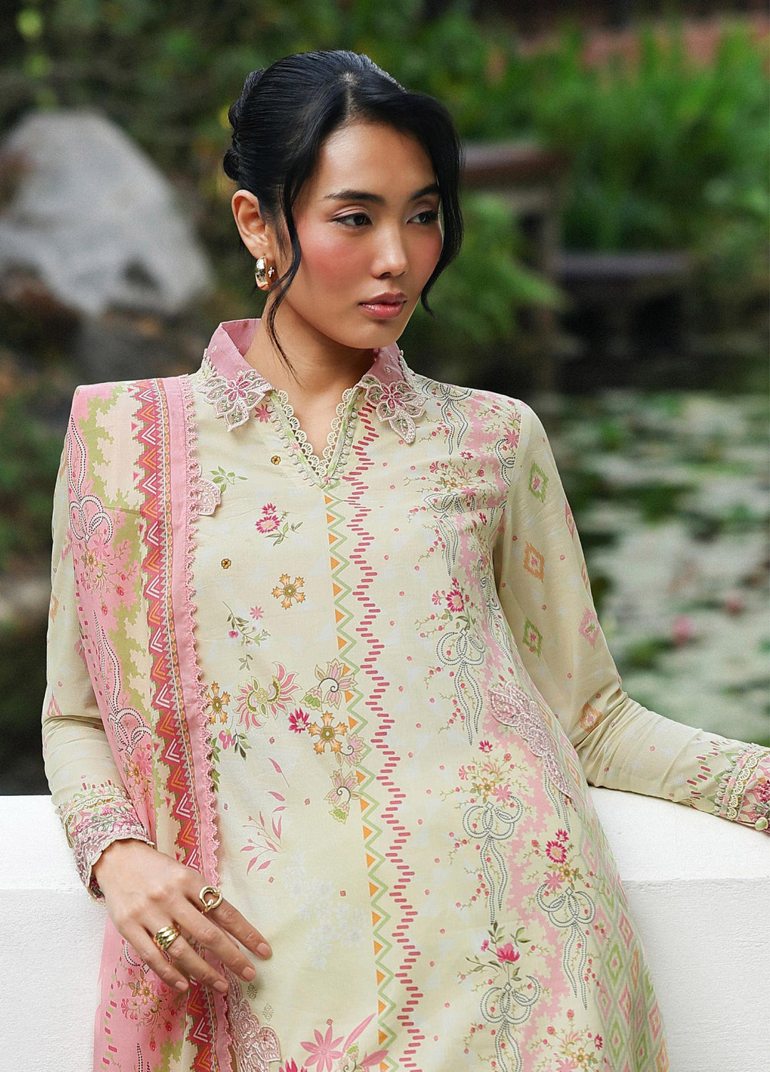 Q Prints by Qalamkar Unstitched Lawn Printed 3 Piece Suit QLK26QP Mairi - Summer Collection