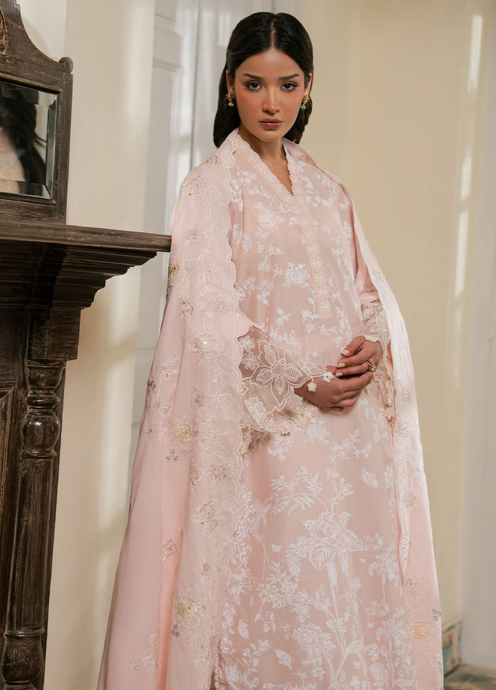 Mahiri by Cross Stitch Unstitched Embroidered Lawn 3 Piece Suit CS26UM D-3 PASTEL MELODY - Summer Collection