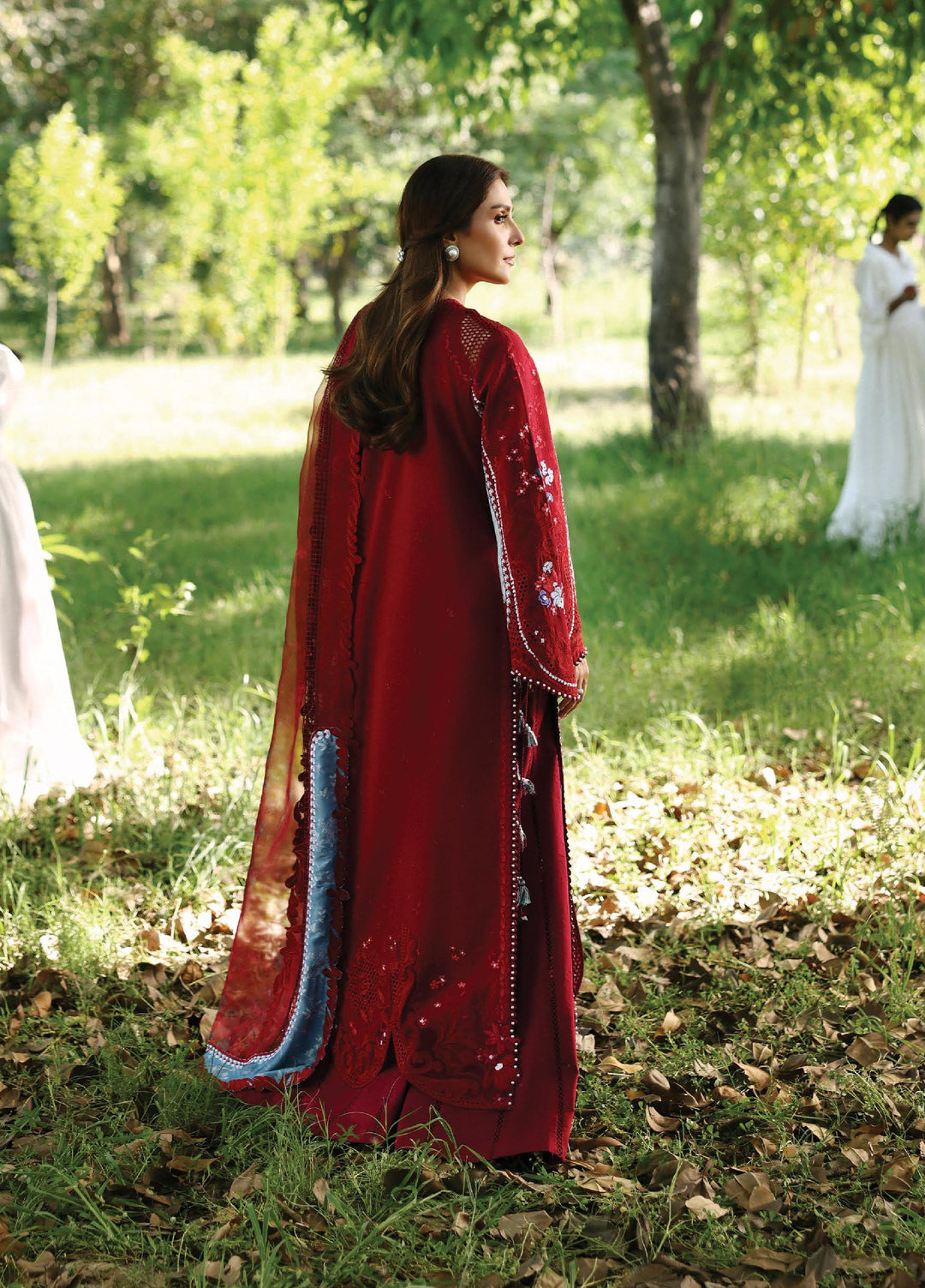 A-Lawn by Afrozeh Unstitched Embroidered Lawn 3 Piece Suit AF26UAL Halia FWU-0065-3PO - Eid Collection