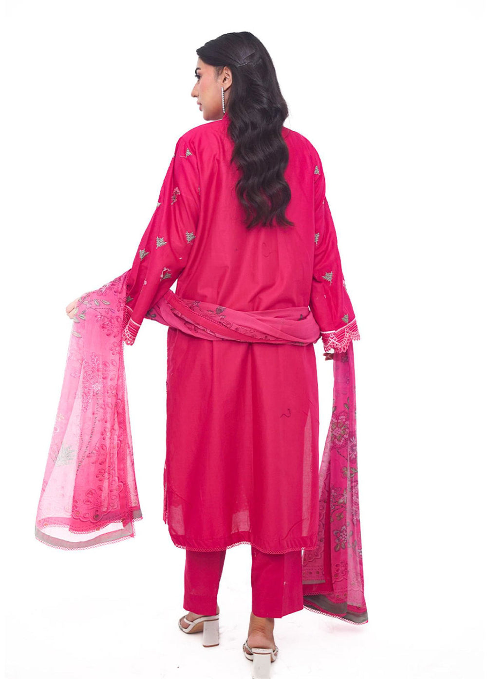 Ileen by naba bilal RTW Embroidered Lawn 3 Piece Suit IN26REL ELIF - Casual Collection