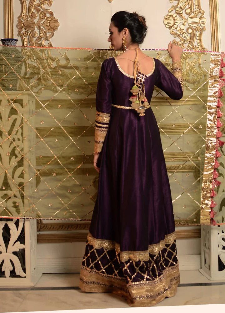 Luxe By Hues Atelier Women Pret 2 Piece Gota Heirloom Anarkali - Formals Collection