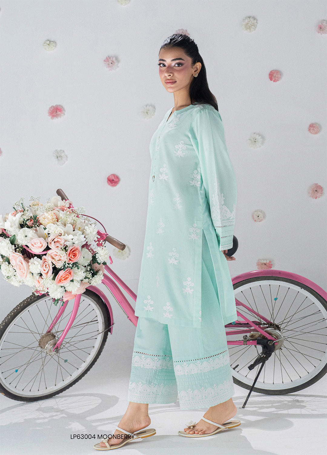 Blush N Bliss by Sahane Women RTW Embroidered Lawn 2 Piece Suit Bluebell LP63002 Casual Collection