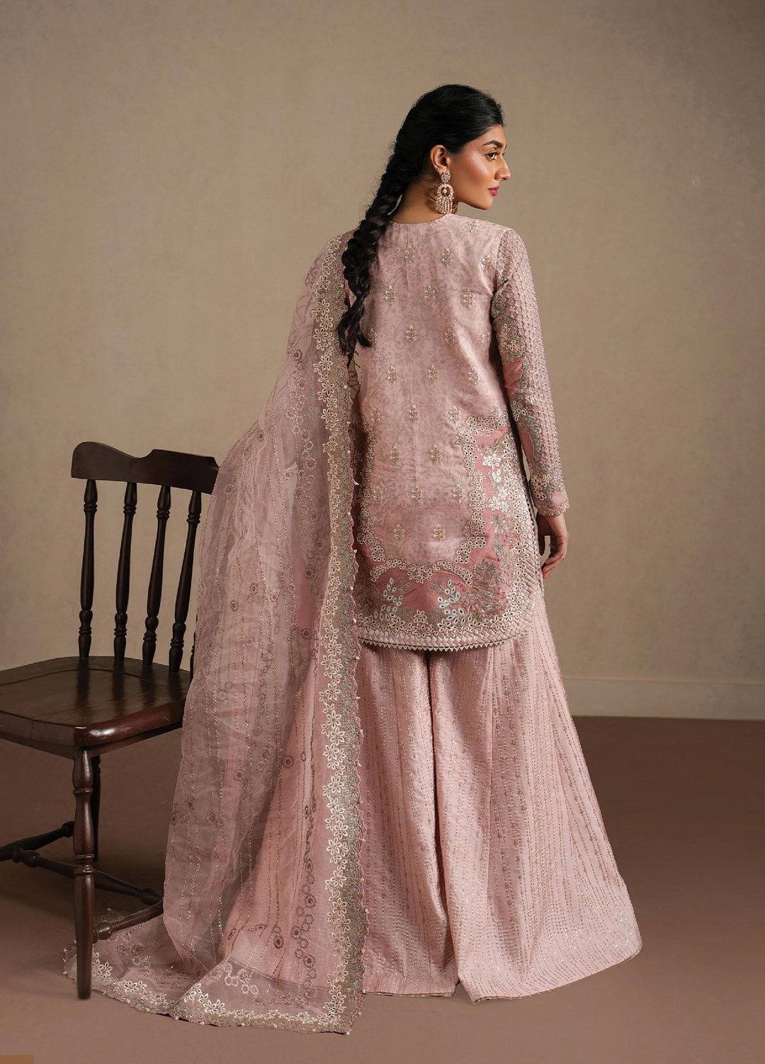 Qurbat by Ayzel Unstitched Embroidered Silk 3 Piece Suit AAF26UQ D-10 Silsila - Festive Collection