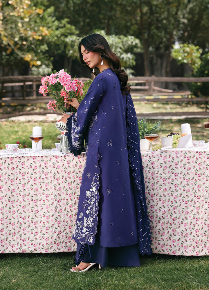 Summer Soiree by Zarposh Unstitched Embroidered Lawn 3 Piece Suit ZR26ULS Ivera - Festive Collection
