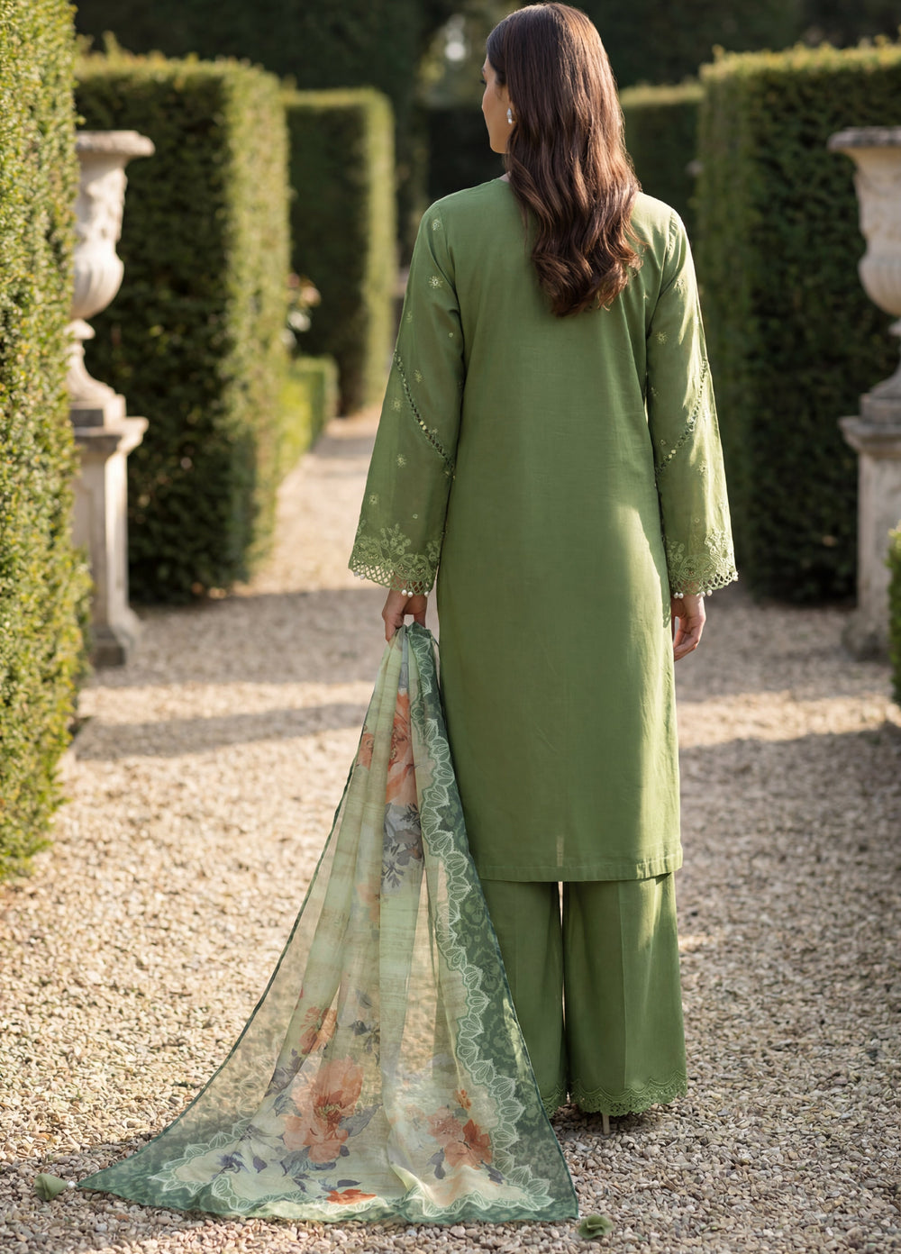 Zellbury Unstitched Embroidered Cotton 3 Piece Suit ZB26UCC WUS26E34090 - Casual Collection
