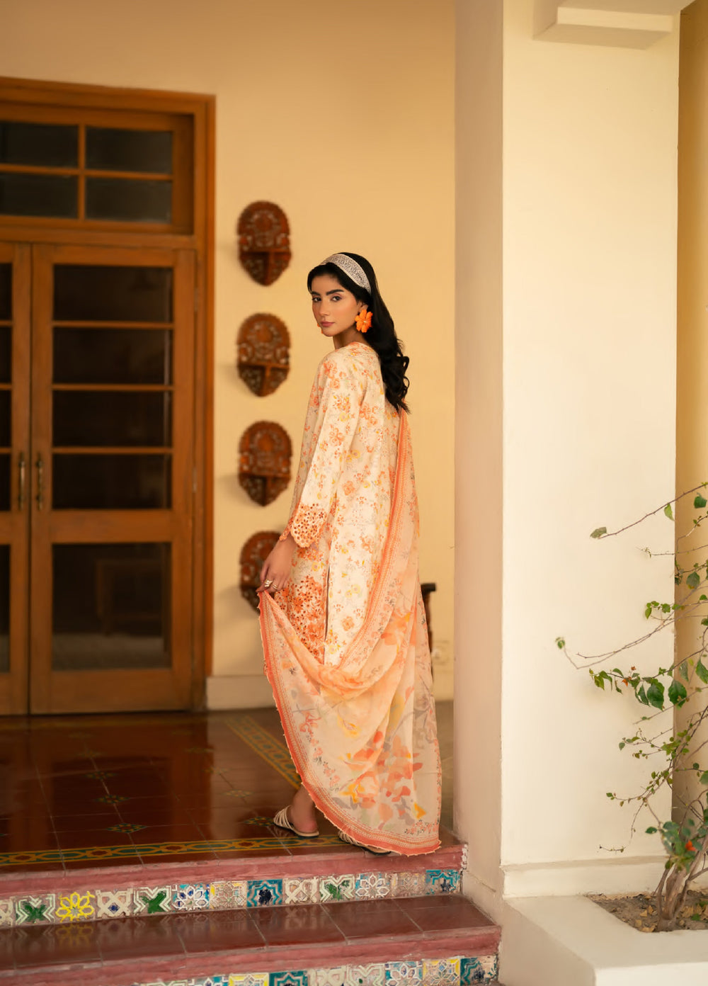 Bagh by Rashid Textiles Unstitched Embroidered Lawn 3 Piece Suit RT26UBL 3723 - Casual Collection