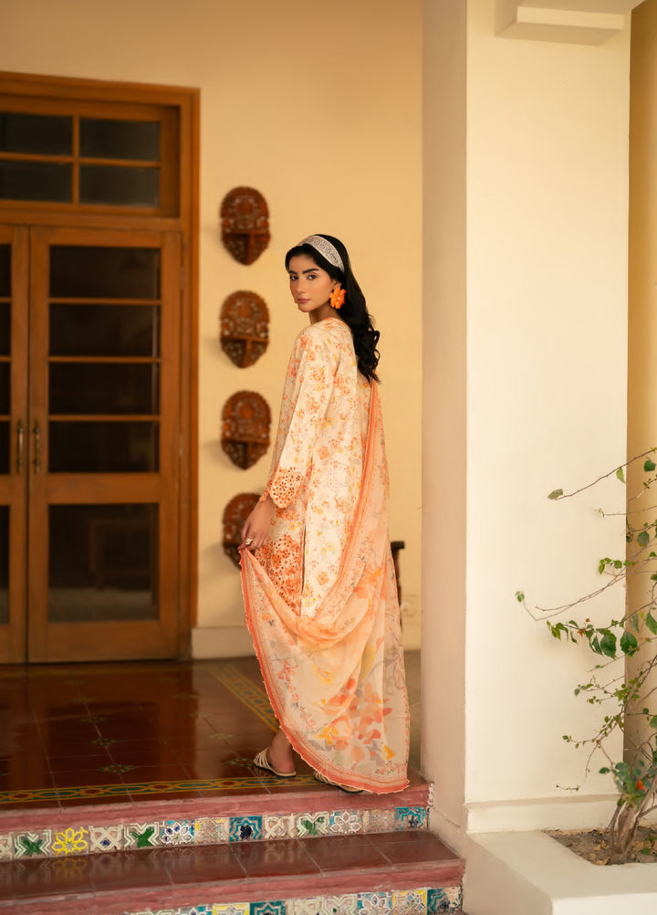 Bagh by Rashid Textiles Unstitched Embroidered Lawn 3 Piece Suit RT26UBL 3723 - Casual Collection