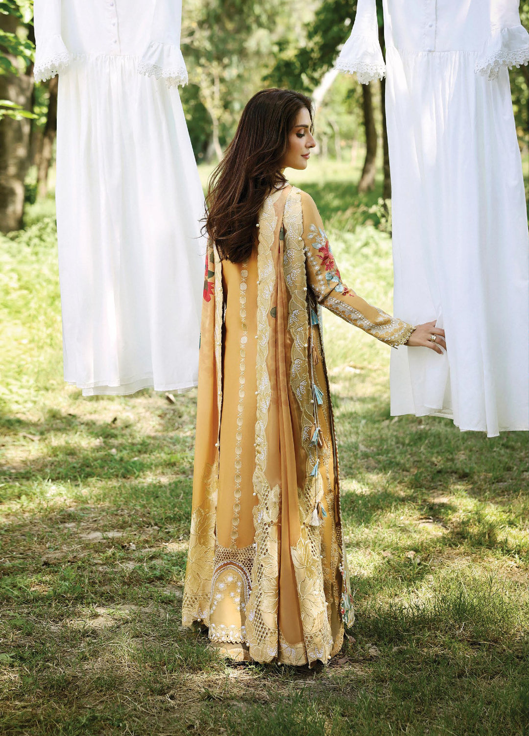 A-Lawn by Afrozeh Unstitched Embroidered Lawn 3 Piece Suit AF26UAL Leial FWU-0069-3PO - Eid Collection