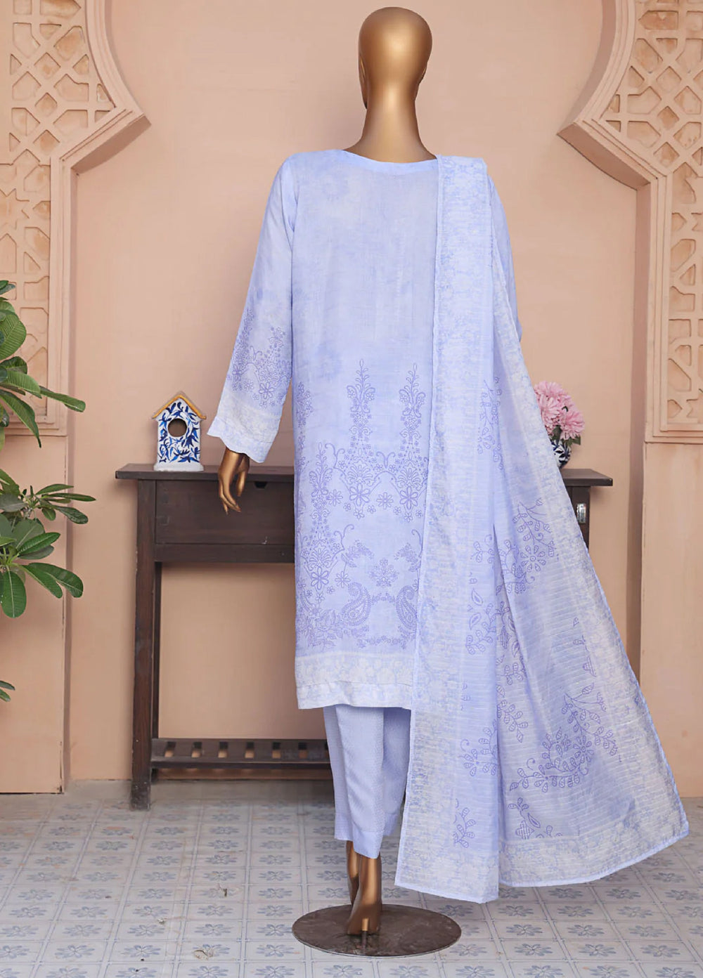 Vogue by Hz Textiles Embroidered Viscose Suits Unstitched 3 Piece VFC-1332 - Winter Collection