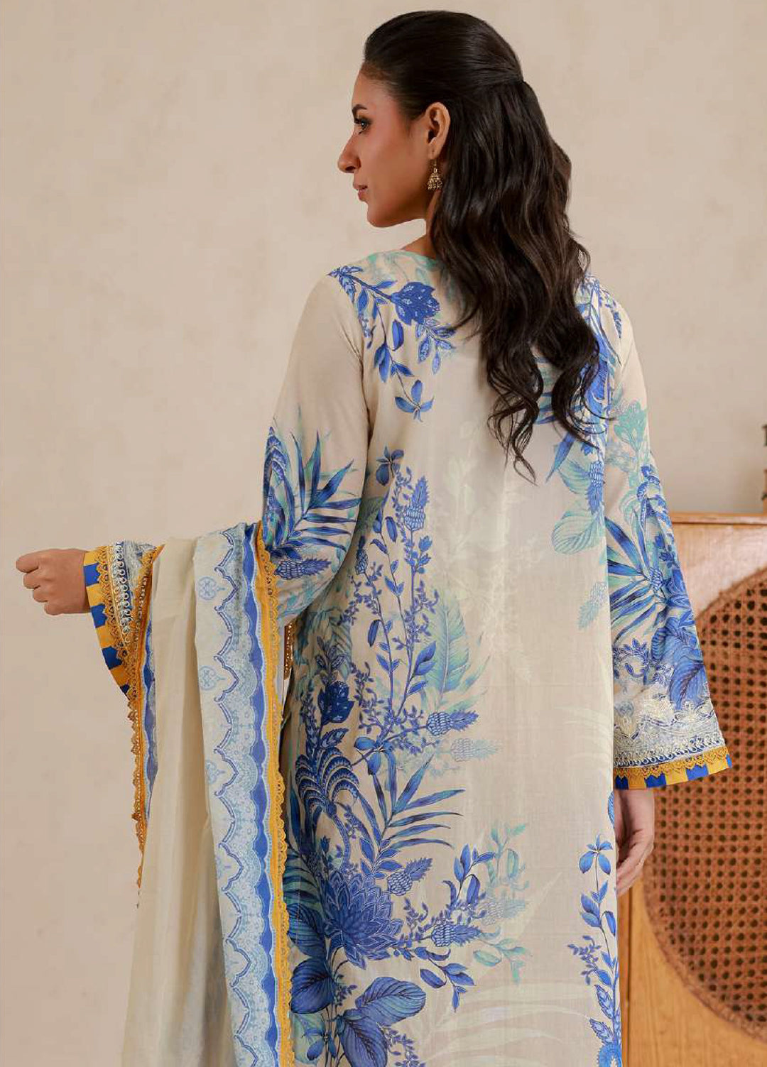 Zellbury Unstitched Printed Lawn 3 Piece Suit ZB26UC WUS26E30705 - Casual Collection