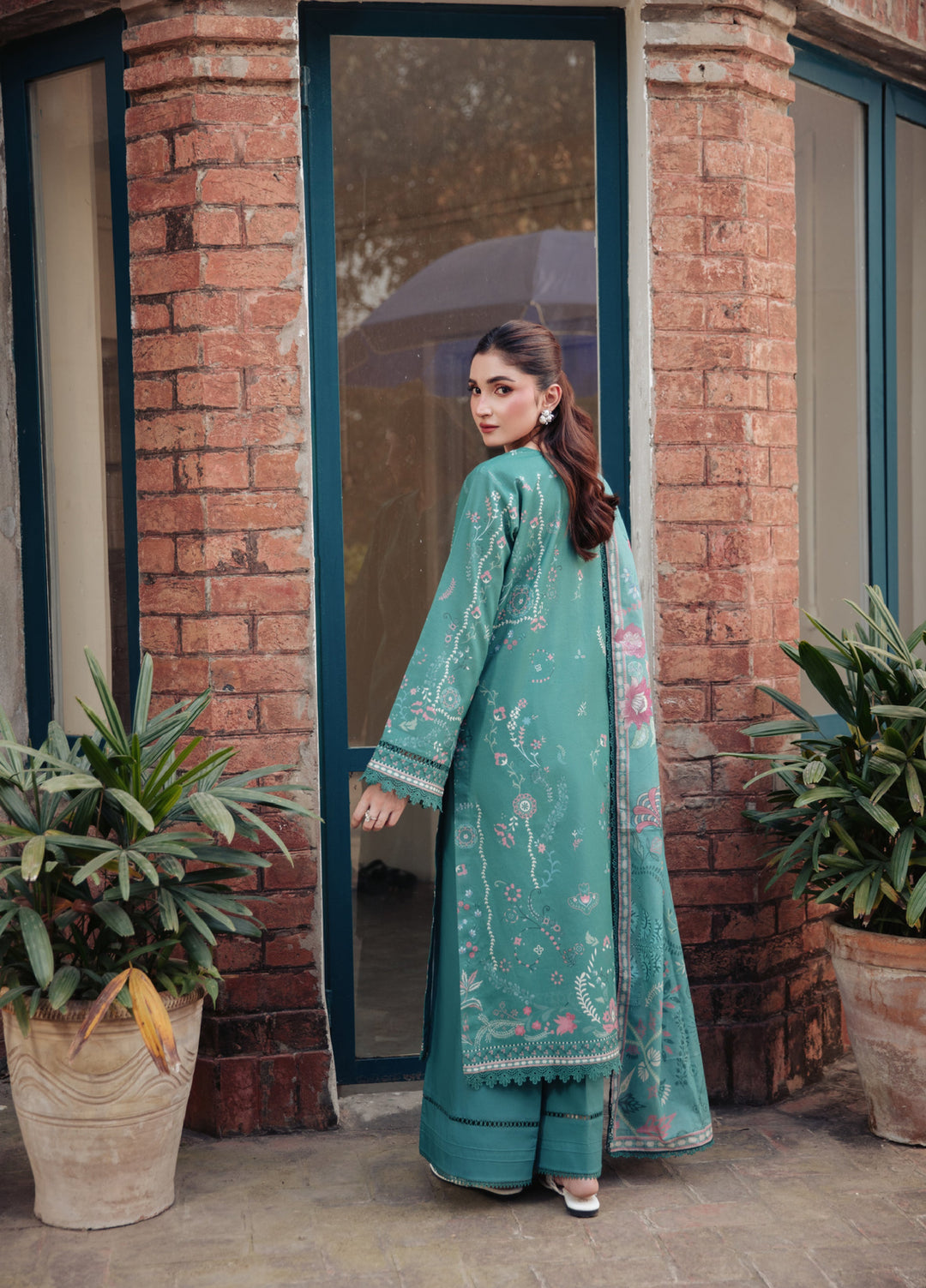 Zync by Florent Unstitched Printed Lawn 3 Piece Suit FL26ULE FZ-12 - Eid Collection