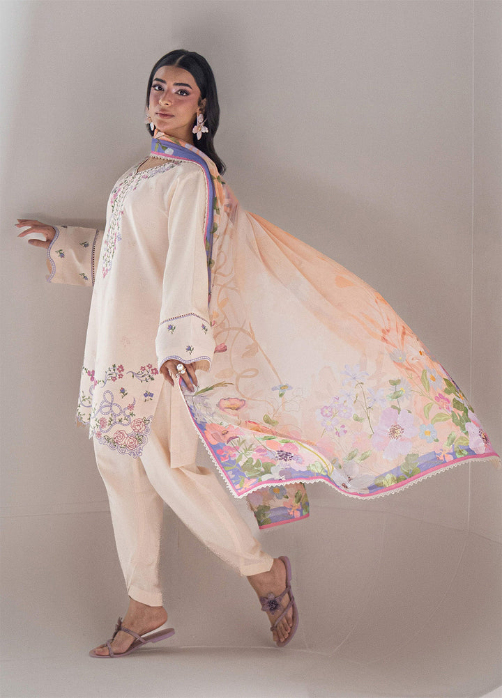 Blush N Bliss by Sahane Women RTW Embroidered Dobby Lawn 3 Piece Suit Sugar Bloom LP63009 Casual Collection