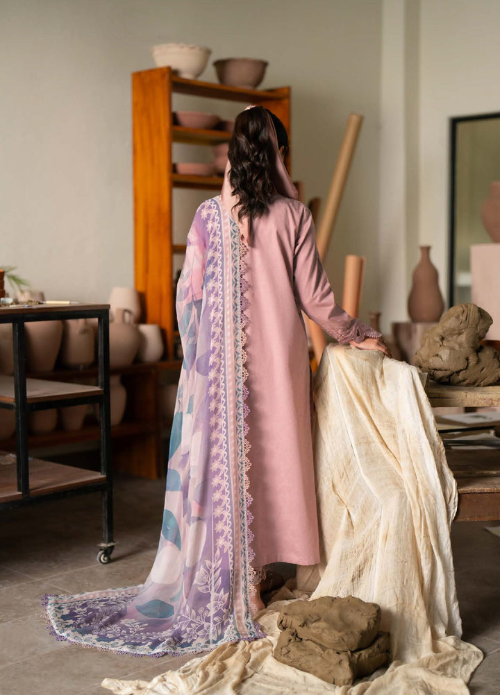 Raha by Nureh Unstitched Embroidered Jacquard Lawn 3 Piece Suit NU26URJ NE-238 - Festive Collection