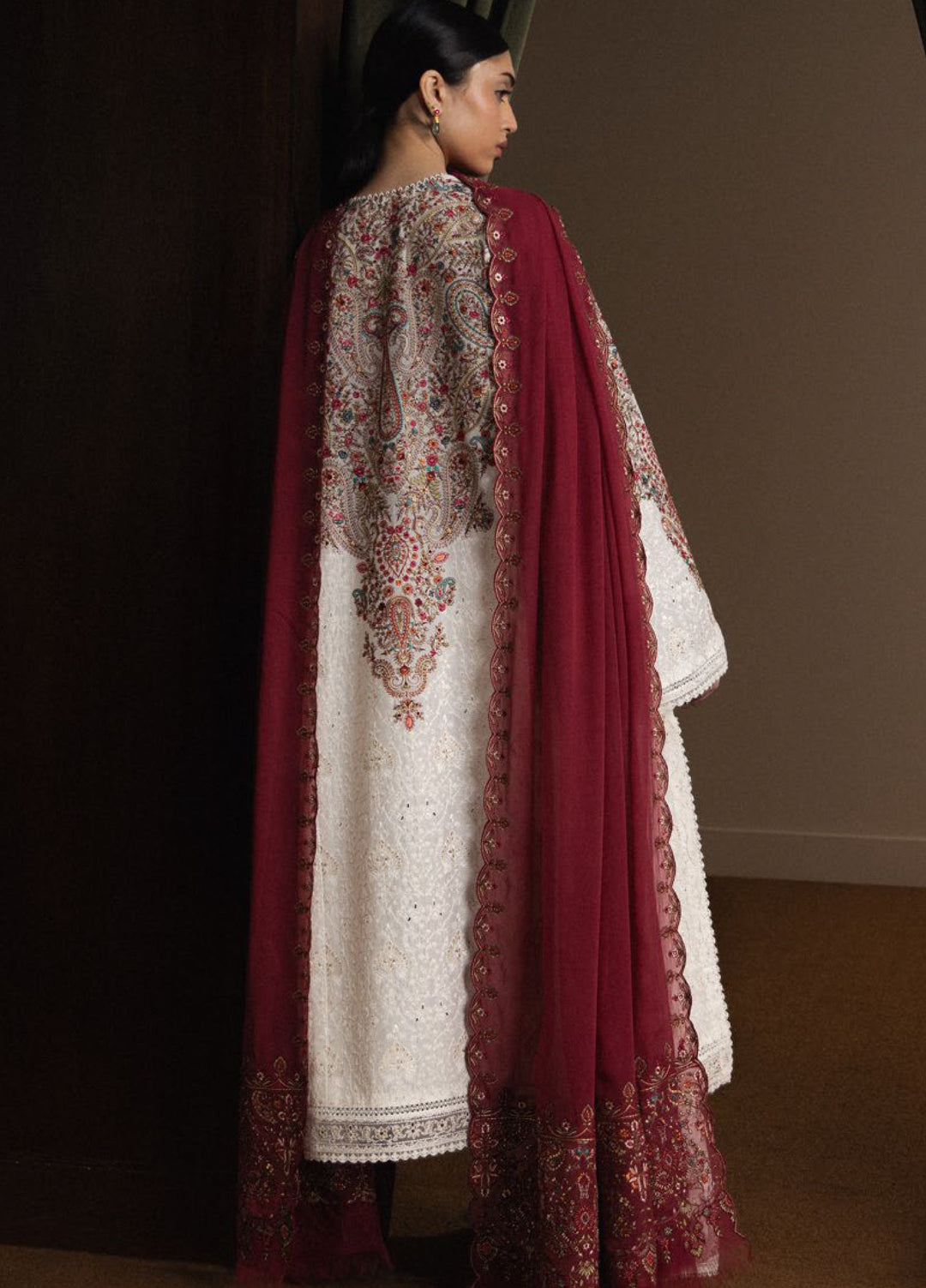 Satori by Zara Shahjahan Unstitched Embroidered Lawn 3 Piece Suit ZS26USL D-7 HIKARI - Summer Collection
