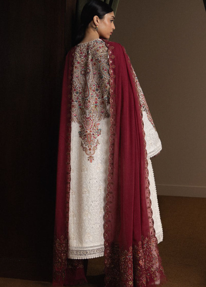 Satori by Zara Shahjahan Unstitched Embroidered Lawn 3 Piece Suit ZS26USL D-7 HIKARI - Summer Collection