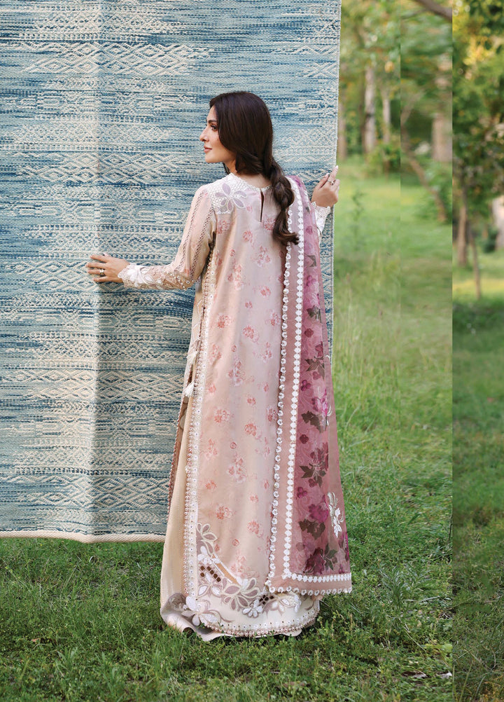 A-Lawn by Afrozeh Unstitched Embroidered Lawn 3 Piece Suit AF26UAL Zeyam FWU-0070-3PO - Eid Collection