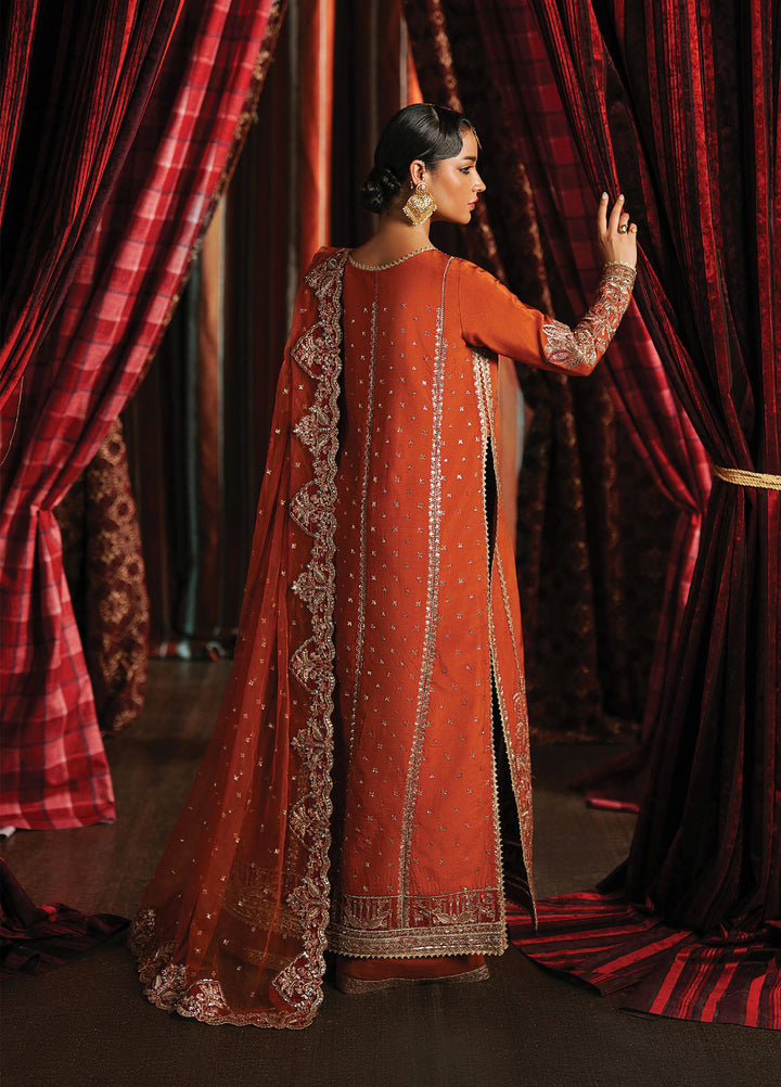 Divani by Afrozeh Unstitched Raw Silk Embroidered 3 Piece Suits AF25DS AS-25-04 Aafreen - Festive Collection