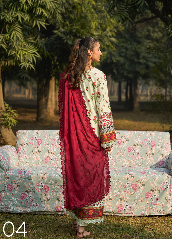 Raha Summer Prints by RajBari Unstitched Printed Lawn 3 Piece Suit RB26URS D-05 - Summer Collection