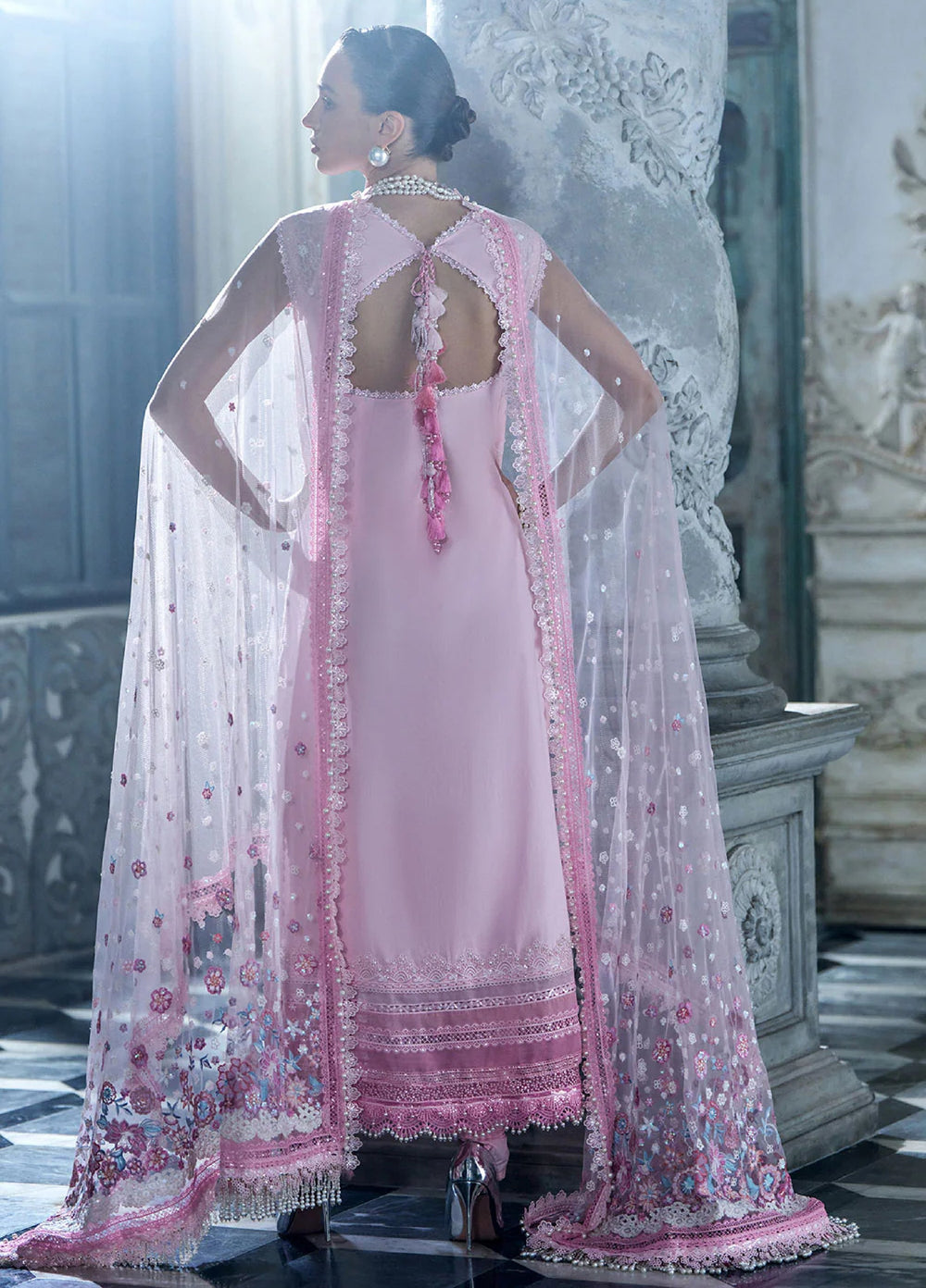 Sobia Nazir Unstitched Embroidered Luxury Lawn 3 Piece Suit SN26ULE D-07 B - Eid Collection