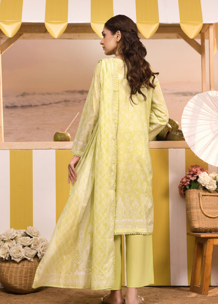 Regalia Textiles Unstitched Embroidered Lawn 3 Piece Suit RG26UEL D-6 - Casual Collection