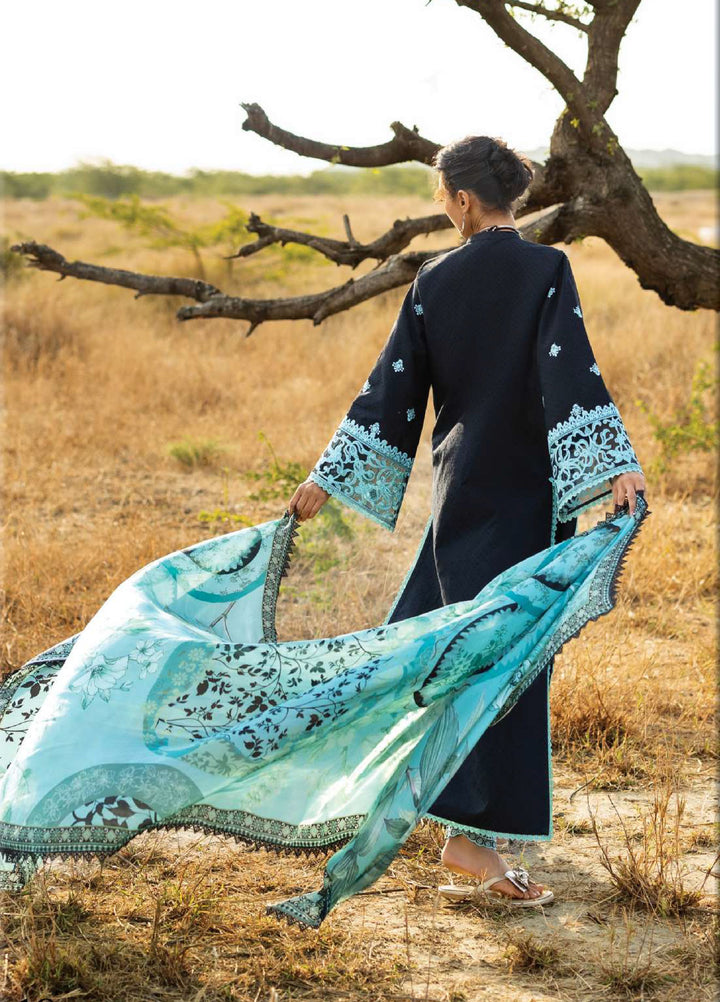 Zainab Chottani Unstitched Embroidered Luxury Lawn 3 Piece Suit ZC26ULZ D-10 SILVA - Summer Collection