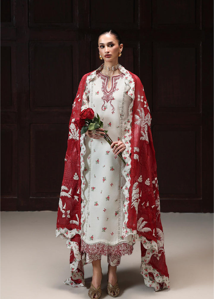 Q Prints by Qalamkar Unstitched Printed Lawn 3 Piece Suit QLK26UQL HANIA QQP-02 (B) - Summer Collection