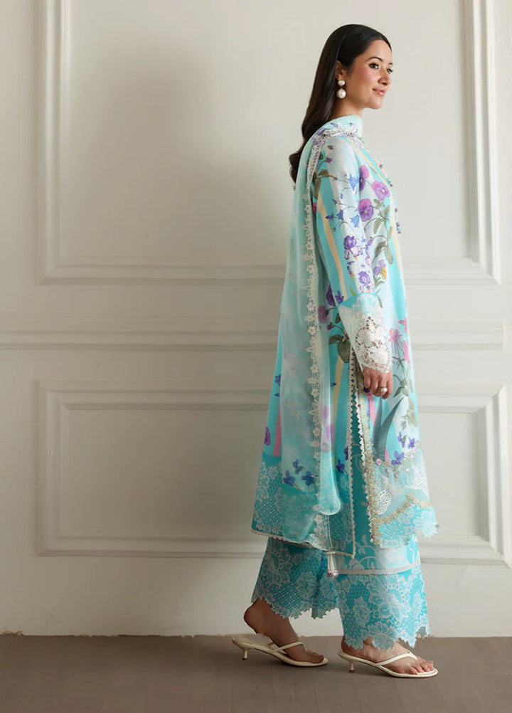 Sunlit Tales by Roheenaz Unstitched Embroidered Lawn 3 Piece Suit RN26ULS Sunbeam story RUNSS260711 - Lawn Collection