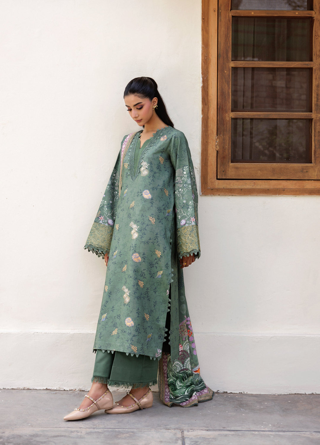 Zync by Florent Whispers Unstitched Embroidered Modal 3 Piece FL25WW FL-4B - Winter Collection