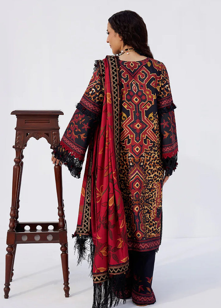 Saira Rizwan Unstitched Khaddar Embroidered Suits 3 Piece SR25UW D-09 Naz - Winter Collection