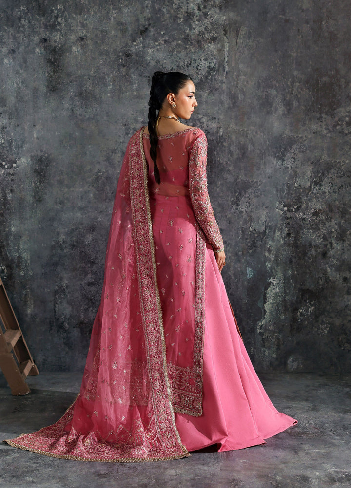 Seraphine by Zarposh Unstitched Embroidered Organza 3 Piece Suit Lilium - Wedding Collection