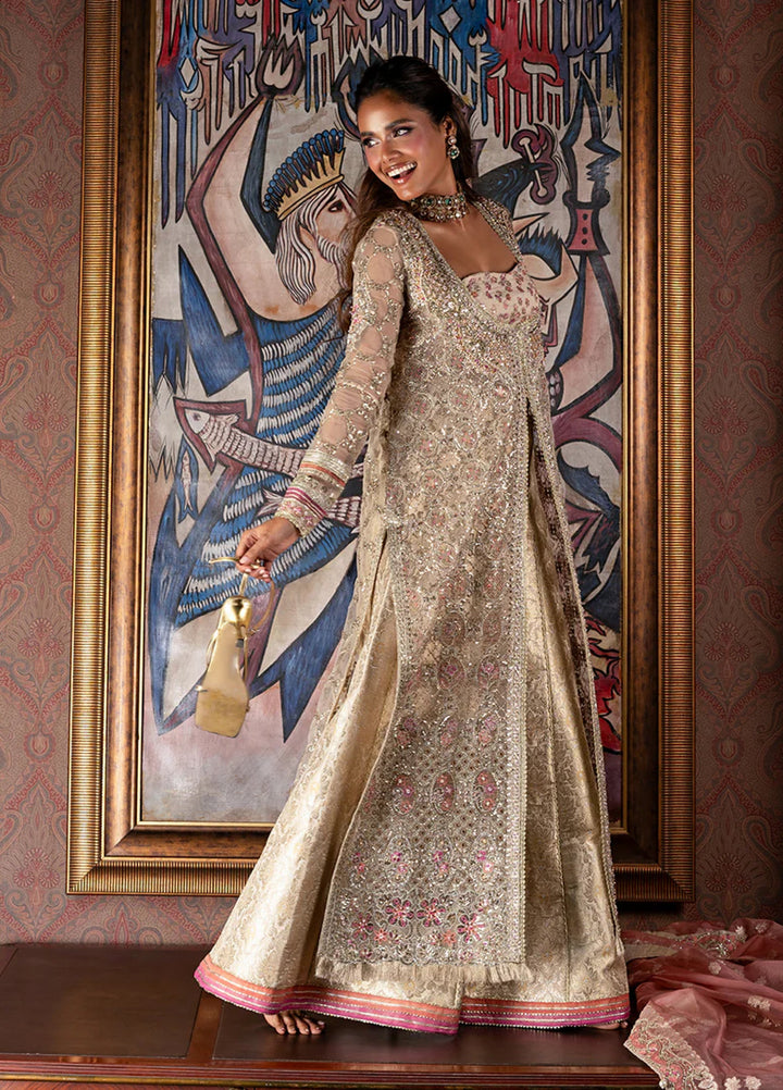 Darling by Mushq Unstitched Embroidered Organza 4 Piece Suits MU25DW Jhilmil - Wedding Collection
