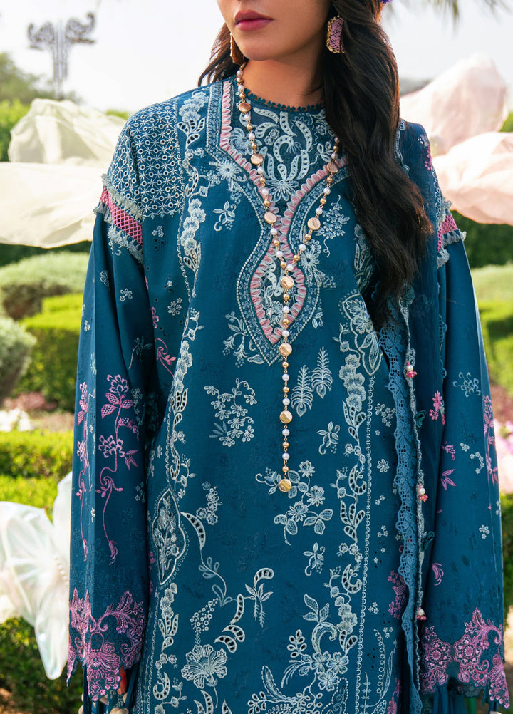 Feerie by Sundas Ahad Unstitched Embroidered Lawn 3 Piece Suit SNA26ULF Eloria ELL-04 - Eid Collection