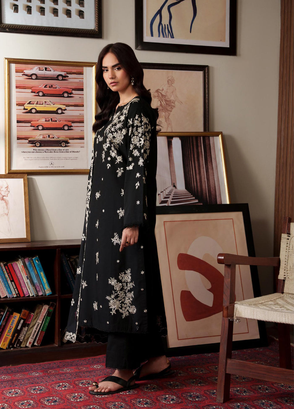 RajBari Women RTW Embroidered Lawn 3 Piece Suit RB26PLE Zariah 05 - Eid Collection