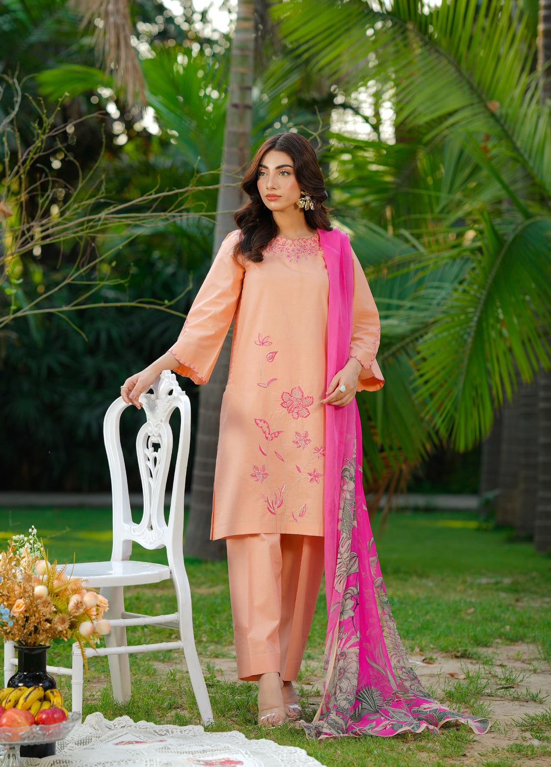 Daily Luxe by Huma Gul Unstitched Printed Lawn 3 Piece Suit MANHAHG-1104 - Casual Collection