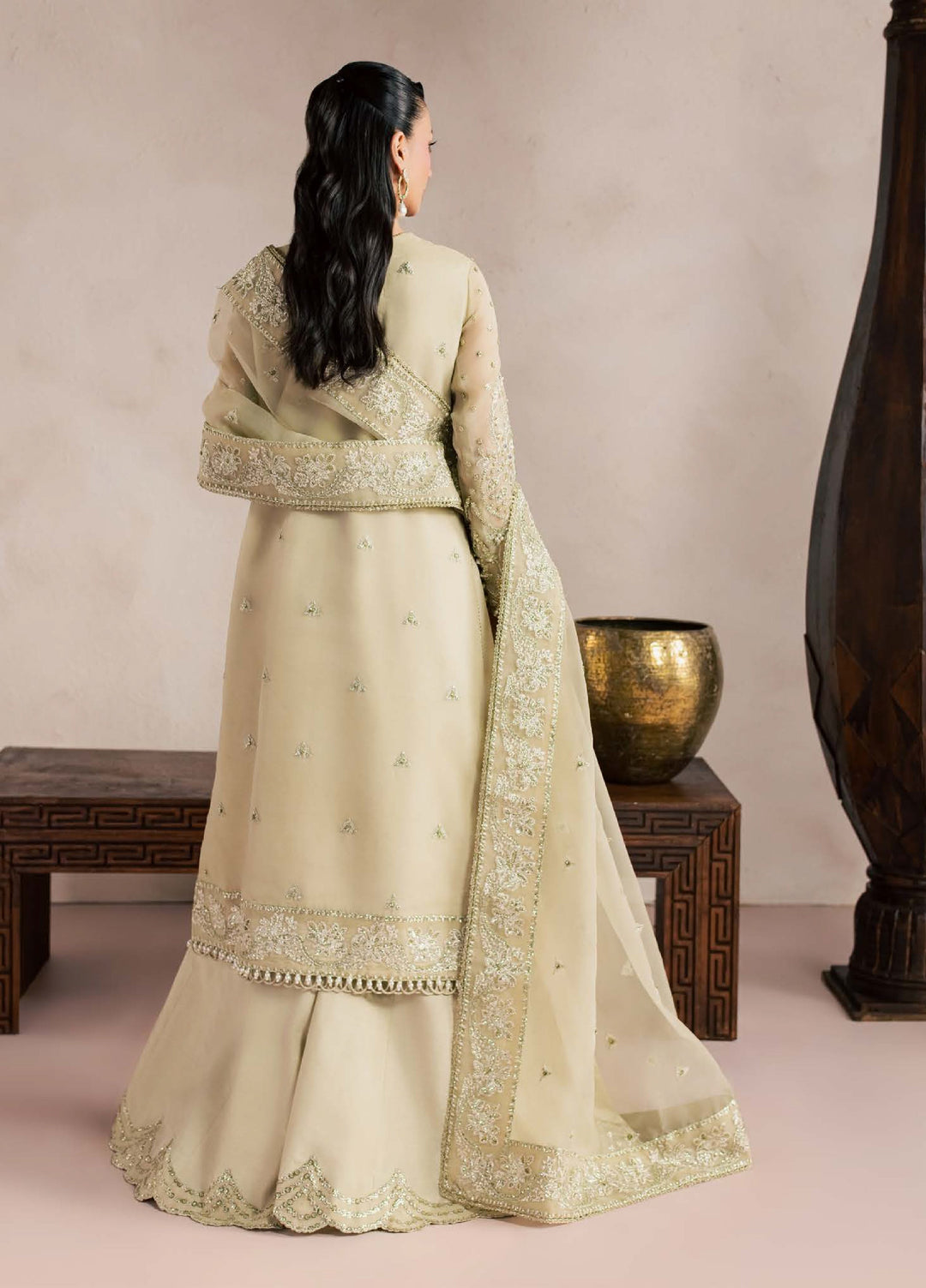 Sorelle by Aylin Unstitched Hand work Organza 3 Piece Suit AY26US Orlina - Festive Collection