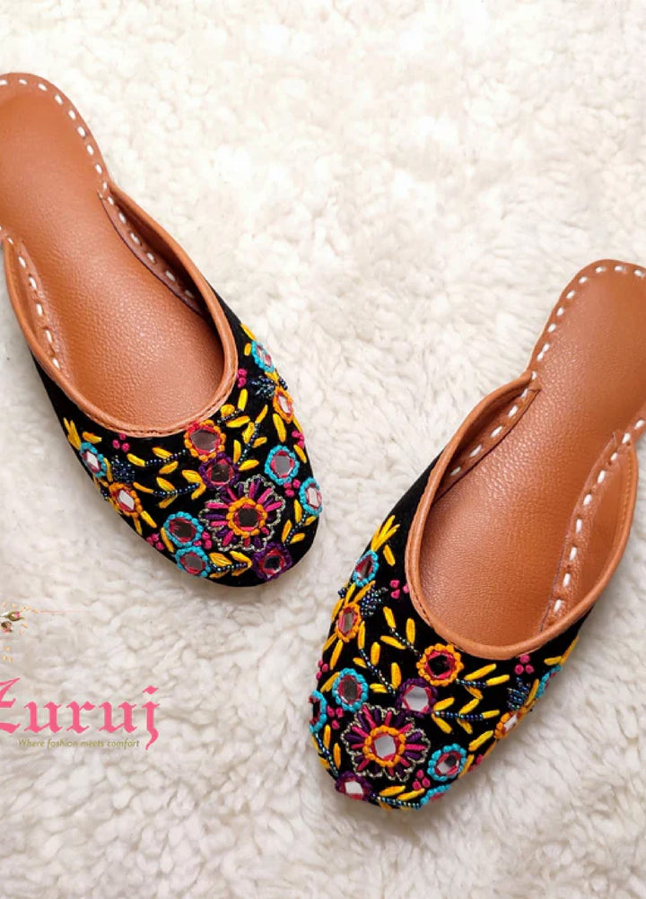 Zuruj Festive Style   Backless Khussay JU-135