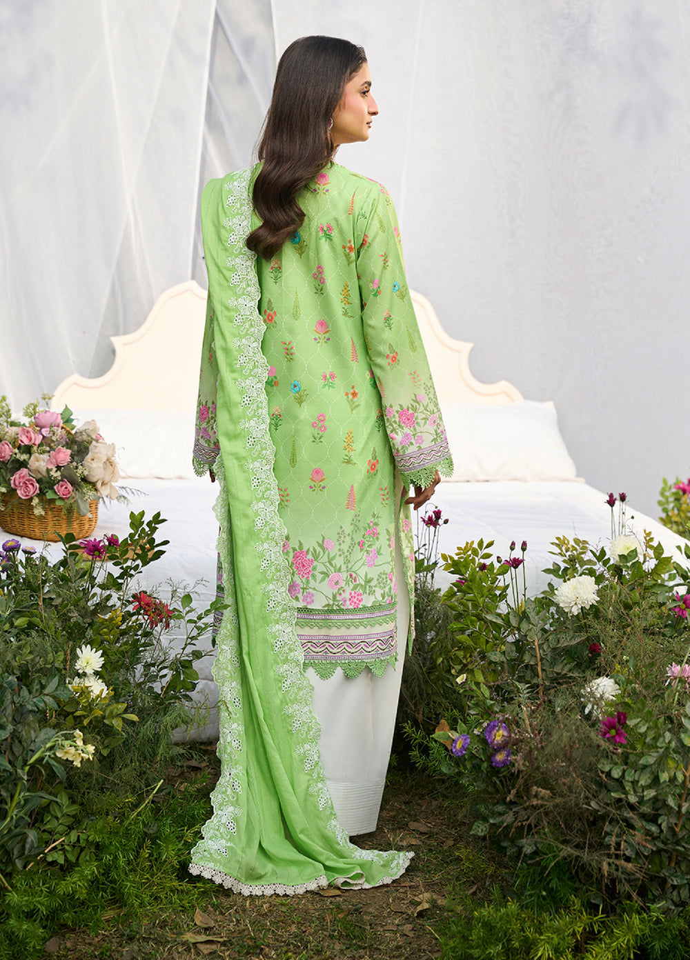 Raha Summer Prints by RajBari Unstitched Printed Lawn 3 Piece Suit RB26URS D-03 - Summer Collection