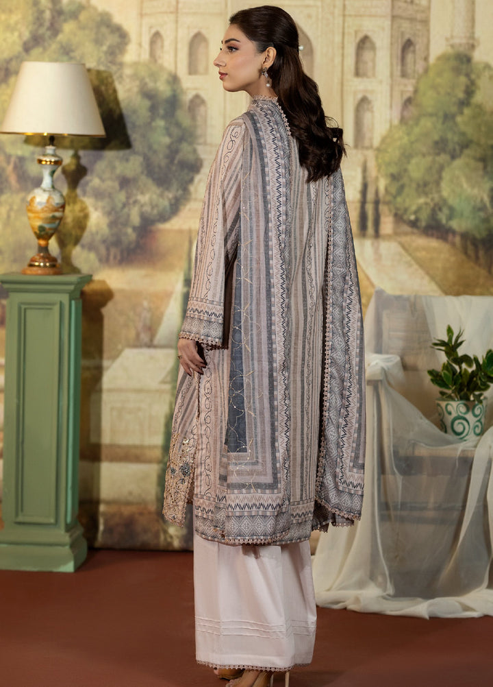 Regalia Textile Unstitched Embroidered Lawn 3 Piece Suit RG26EUS D-3 - Summer Collection