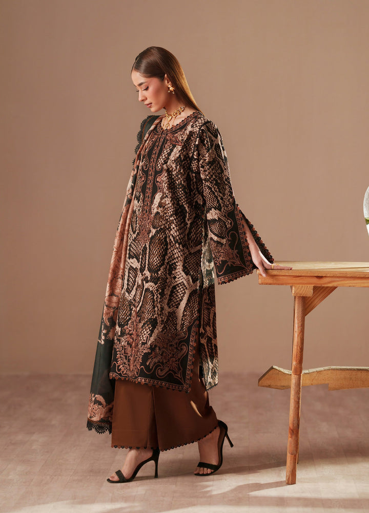 JoJo by Bin Ilyas Unstitched Embroidered Lawn 3 Piece Suit BI26UJJ D-83A - Summer Collection