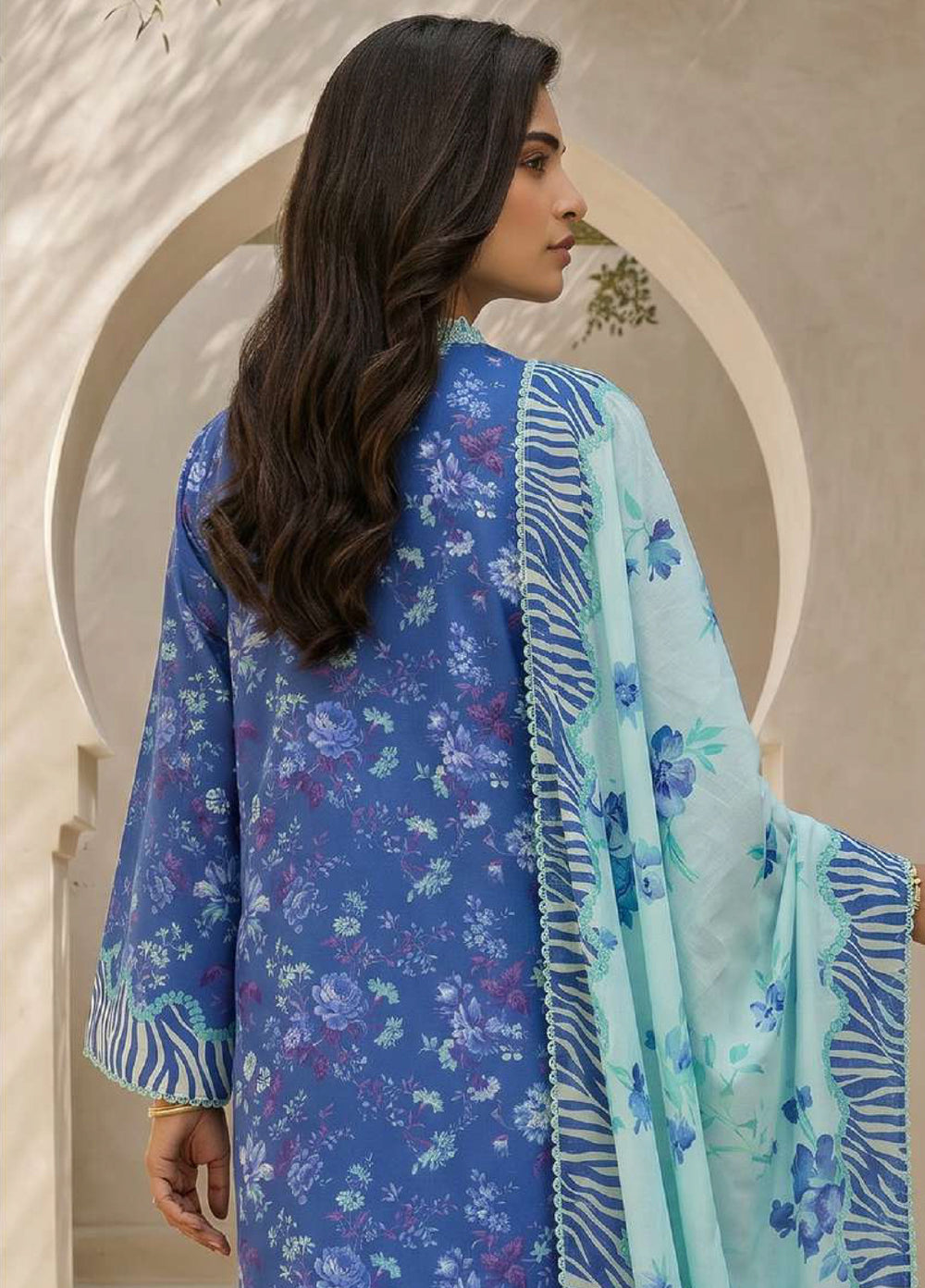 Zellbury Unstitched Printed Lawn 3 Piece Suit ZB26UCVII WUS26X38051 - Casual Collection